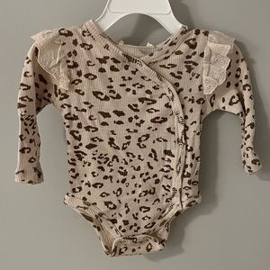 Jessica Simpson animal print onesie